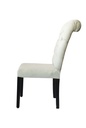 Silla Gamuza Blanca