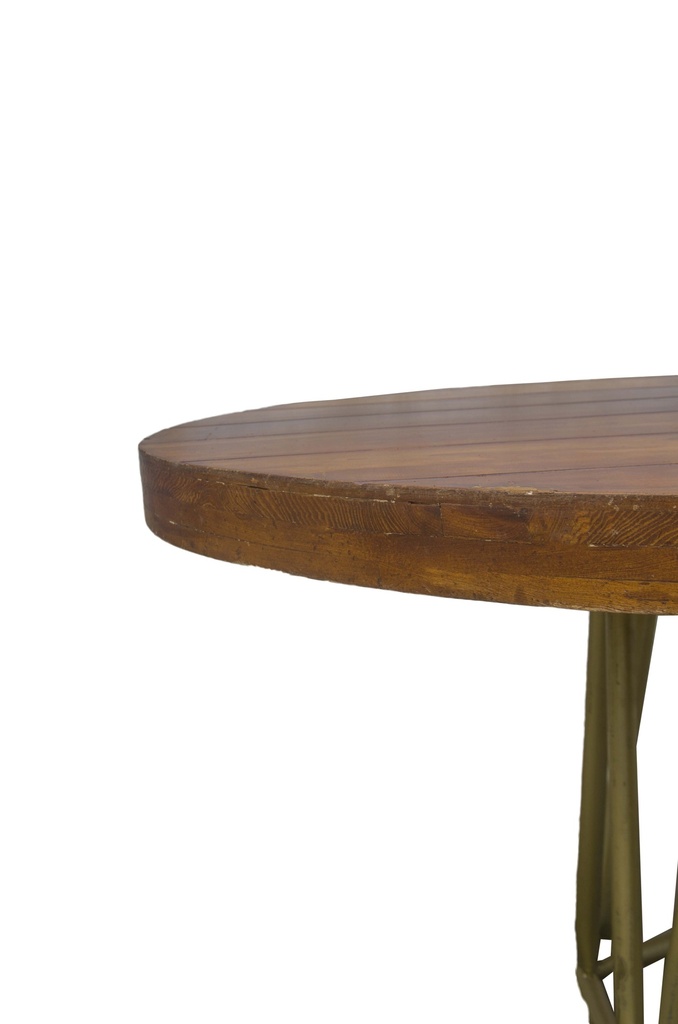 Mesa Redonda de Madera