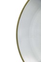 Plato Base Filo Dorado