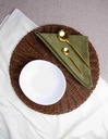 Plato Base Mimbre
