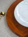 Plato Base Red. De Madera