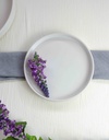 Plato Pastelero Alto Blanco