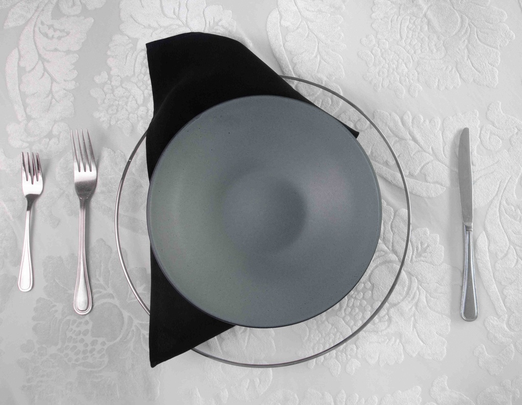 Plato Hondo Gris
