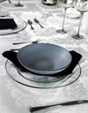 Plato Hondo Gris