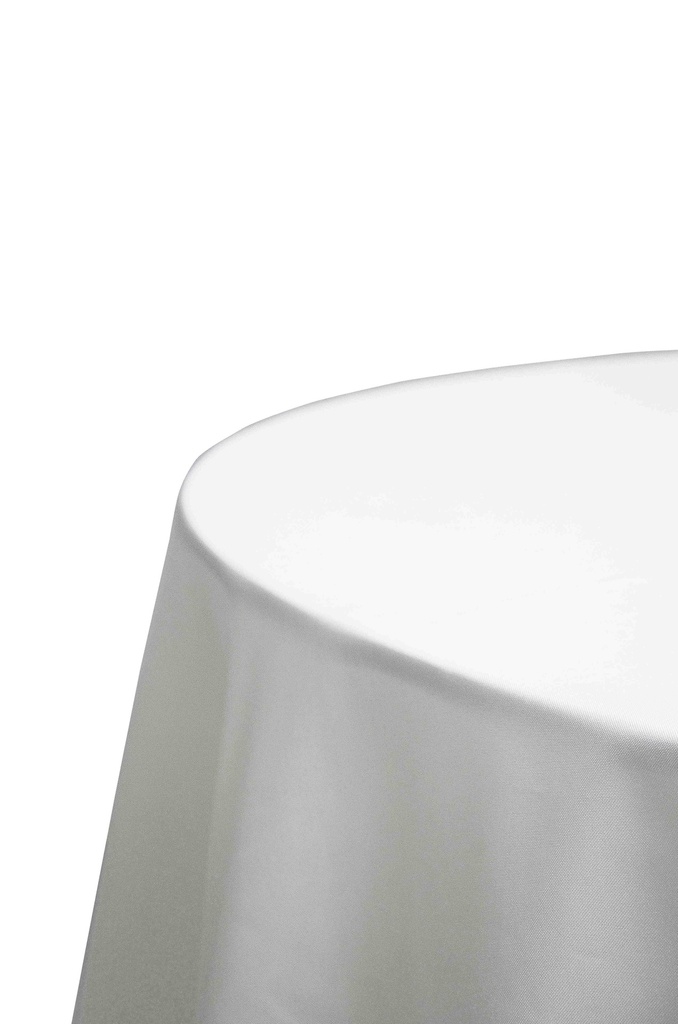 Mantel Redondo Blanco