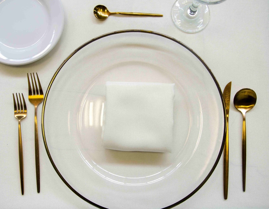 Tenedor Ensalada Dorado