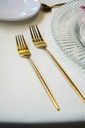 Tenedor Ensalada Dorado