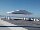 Carpa Alta 6x12 Altura 4 mts Cielo Liso