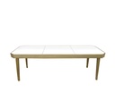 Mesa de Espejo Dorada