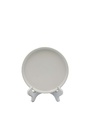 Plato Pastelero Alto Blanco