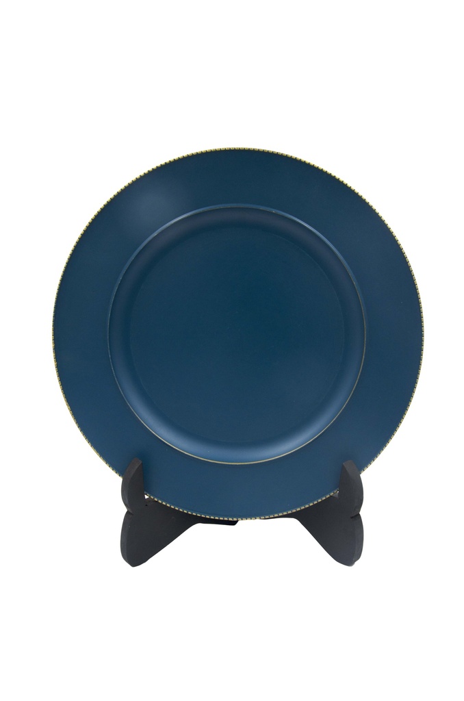 Plato Base Azul