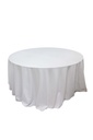 Mantel Redondo Blanco