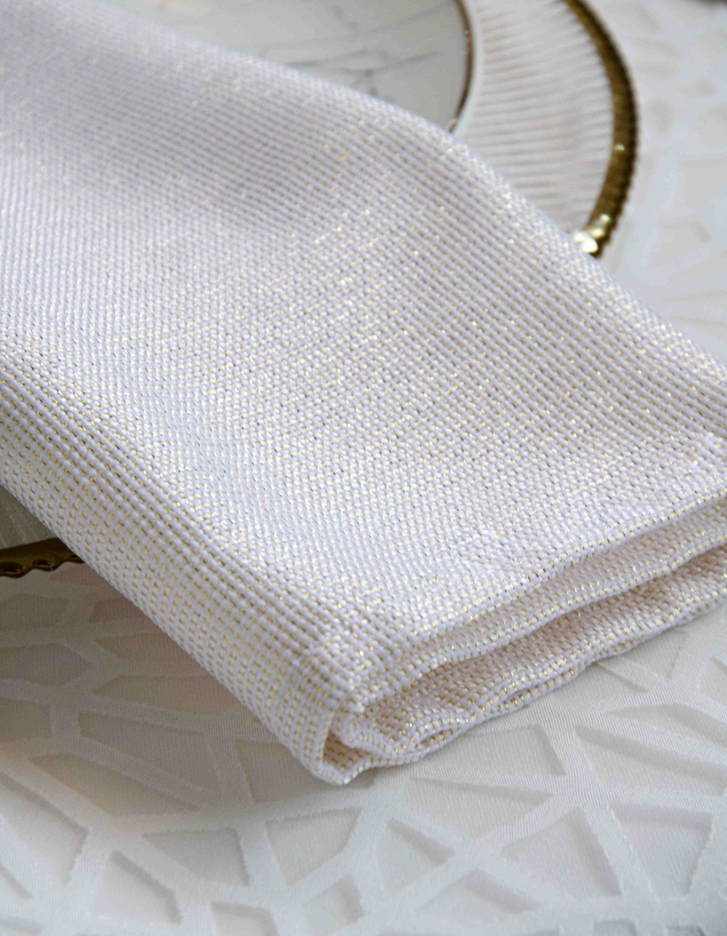 Servilleta Lino Metálico