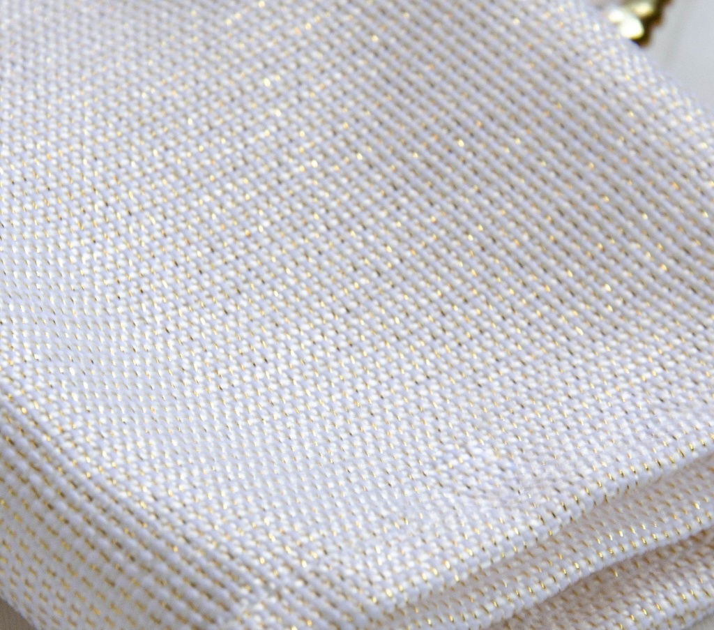 Mantel Redondo Lino Metálico