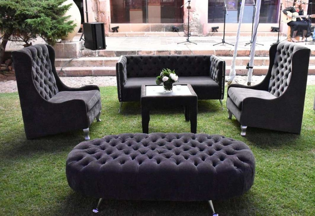 Sala Lounge Gris Capitoneada