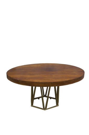 Mesa Redonda de Madera