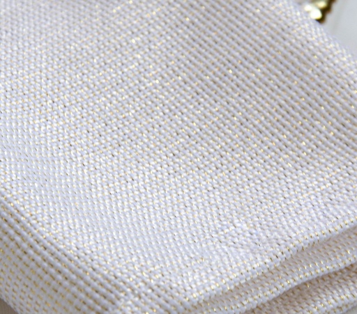 Mantel Redondo Lino Metálico