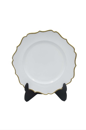 Plato Base Blanco